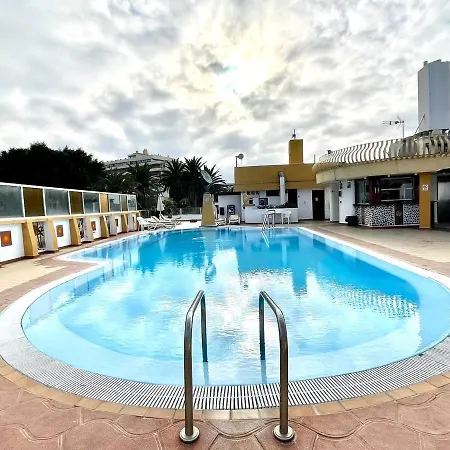 Nice Studio With Shared Rooftop Pool, In Puerto De La Cruz Apartment