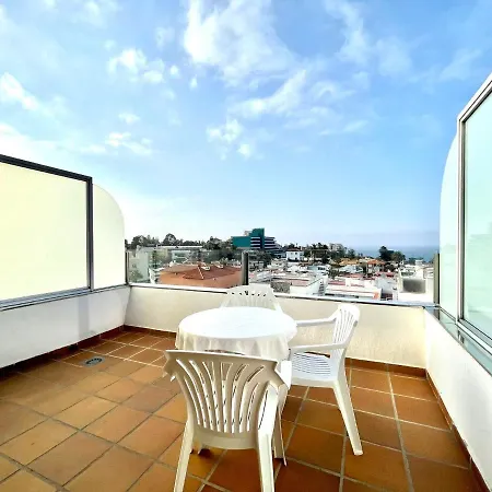 Nice Studio With Shared Rooftop Pool, In Puerto De La Cruz 아파트