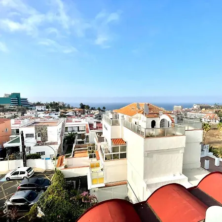 Nice Studio With Shared Rooftop Pool, In Puerto De La Cruz