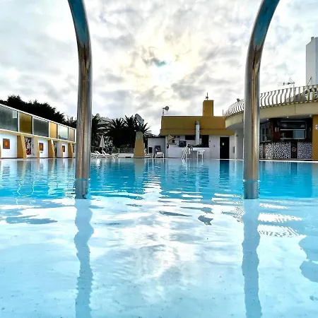 Nice Studio With Shared Rooftop Pool, In Puerto De La Cruz *
